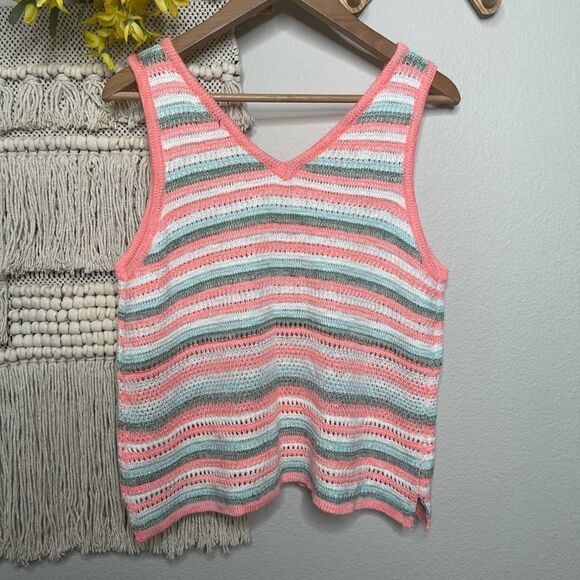 Cloud Chaser Striped Knit Tank Top - Picture 3 of 6